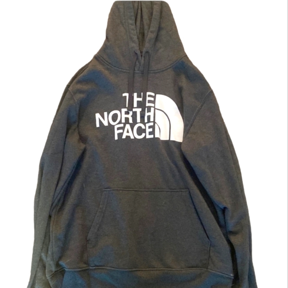 The Noth Face Graphic Spell Out Logo Drawstring Hoodie Sweatshirt
